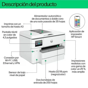 Impresora multifuncion tinta officejet pro 9730e a3