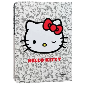 Funda universal para E-Reader de 6" hello kitty blanca