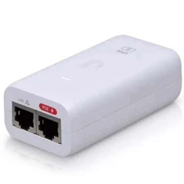 Inyector poe 24v 12w gigabit blanco